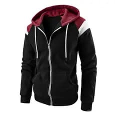 2024 Cross-Border outono inverno europeu americano masculino cor combinando contraste cor moda moletom Casual esportes t