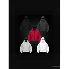 Cross-Border Street Wear comércio exterior placa de luz velo masculino topo solto Y2K moletom outono inverno das mulhere