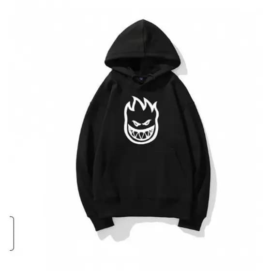 Cross-Border Street Wear chama impressão caída manga de ombro outono inverno moletom alto Q americano Hip-Hop