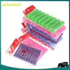 7/8/9/10 Pçs Modelador De Cabelo Sem Calor Rolos Haste De Ondulação Puxar Núcleo Cachos Preguiçosos Flexi Onda Formadore