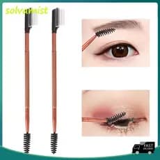 1PC Pente De Cílios Sobrancelha Lash Escova Cosméticos Separador Aço Inoxidável Maquiagem Profissional T