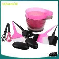 5 Pçs/Set Escova De Coloração De Cabelo E Tigela Conjunto Kit De Tintura Branqueadora Pente De Beleza