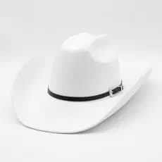 Chapéu de Cowboy Vintage, adequado tanto para homens quanto para mulheres, chapéu de cowboy estilo jazz com aba em forma