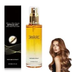 Spray de Óleo Essencial para Cabelo, Spray Condicionador, Fortalecedor para Couro Cabeludo e Cabelo, Condicionador sem E