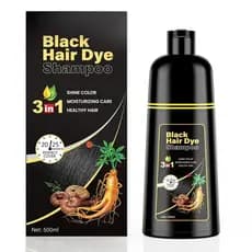 Shampoo Tintura de Cabelo 3 em 1 KINGMING, adequado para cabelos grisalhos, unissex, cobre cabelos brancos, shampoo tint