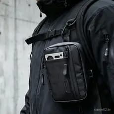 Bolsa portátil para cartões e chaves, bolsa suspensa, bolsa de ferramentas, bolsa pequena, bolsa de armazenamento EDC pa