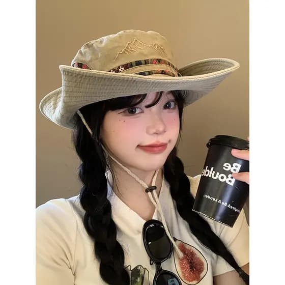 chapeu de praia feminino chapeu praia chapeu de praia masculino Chapéu de Cowboy ocidental feminino verão ao ar livre qu