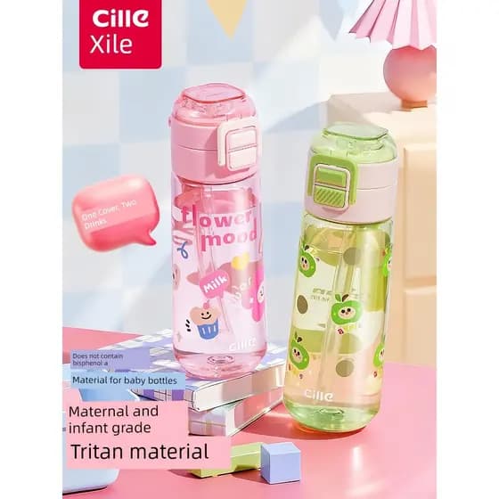 garrafa de agua infantil garrafa de água infantil garrafa de agua infantil menino Xile copo de água feminino de alto va