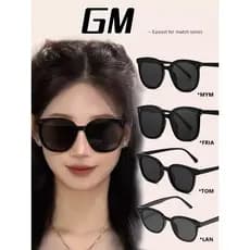 kit oculos de sol feminino oculos de sol oculos blogueira feminino G GM Óculos de Sol Feminino 2024 Novo Estilo High-End