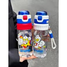garrafinha de agua infantil garrafa de agua infantil menino garrafa de agua infantil Ultraman Spray copo de água criança