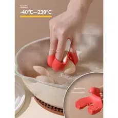 Silicone anti queimadura Luva térmica cozinha Luva de silicone resistente calor Luvas resistentes ao calor de Silicone F