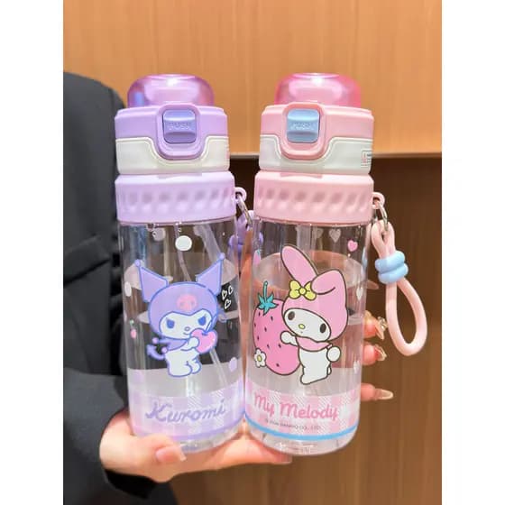 garrafa de agua infantil menino garrafa de agua infantil garafa de agua infantil Sanrio Kuromi Spray Copo de Água Crianç
