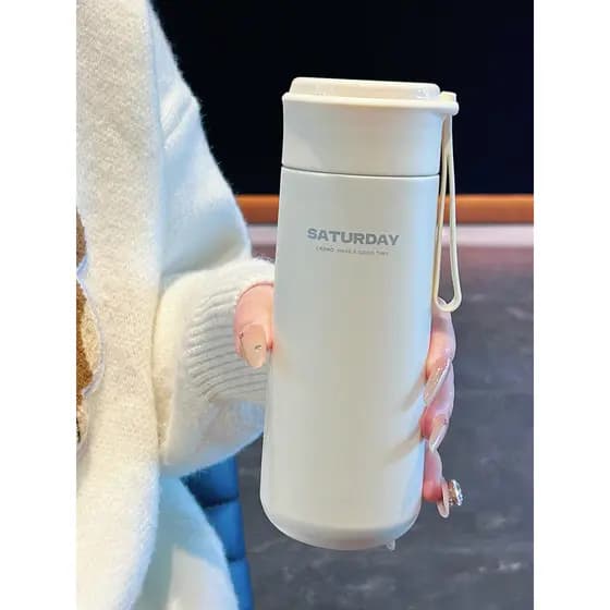 garrafa de água térmica garrafa de agua termica garrafa térmica de água 1 litro Copo térmico simples estudantes vão pa