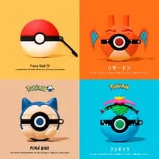 Capa protetora fofa de desenho animado de Pokémon, adequada para Apple Airpods Pro 2ª/3ª geração, capa protetora para Ai