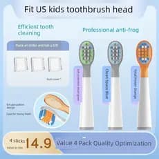 escova de dente escova de dente eletrica escova de dente elétrica oral b Meihong adequado para usmile crianças cabeça de