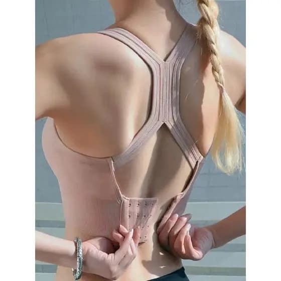 Top costas cruzadas Top plus size esportivo Top fitness academia Roupa interior esportiva feminina verão de alta intensi
