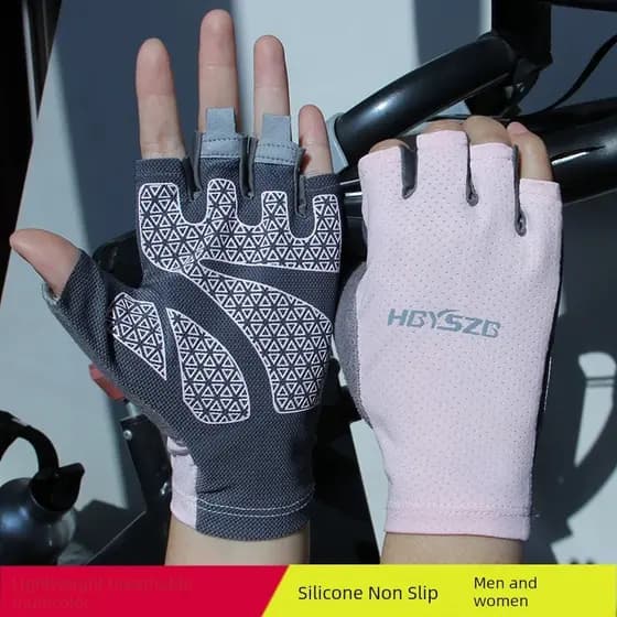 luva para academia feminina luva academia feminina luva academia Luvas de ciclismo esportivo com meio dedo para treiname