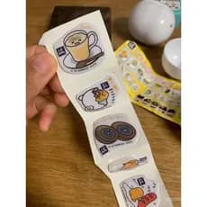 Novo Egg Yolk Guy Lazy Egg Hot Spring Egg Capa de Telefone Adesivos 3D Caixa Surpresa Gashapon Prêmio de Jardim de Infân