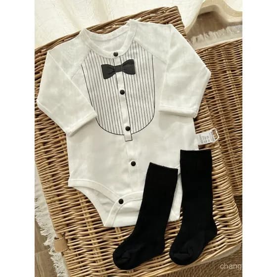 Roupas para Bebês Recém-Nascidos: Macacão de Algodão Puro para Recém-Nascidos, Macacão Triangular para Primavera e Verão
