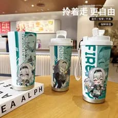 garrafa de agua termica garrafa térmica garrafa de agua Copo de água de ferro fluorescente dos desenhos animados Anime