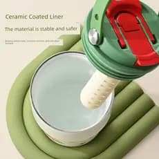 garrafa de agua garrafa térmica de água garrafa termica Cross-Border novo estilo ao ar livre portátil xícara de café dup