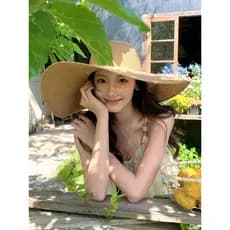 chapeu country feminino chapeu praia chapeu de praia masculino Chapéu de palha de palha de aba grande feminino verão bei