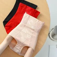 Calcinha plus size cintura alta Calcinha alta com controle de barriga Calcinha cós alto modeladora Calças de restrição d