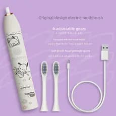 escova de dente elétrica escova de dente eletrica escova de dente Sanrio Pacha cão escova de dentes elétrica ultrassôni