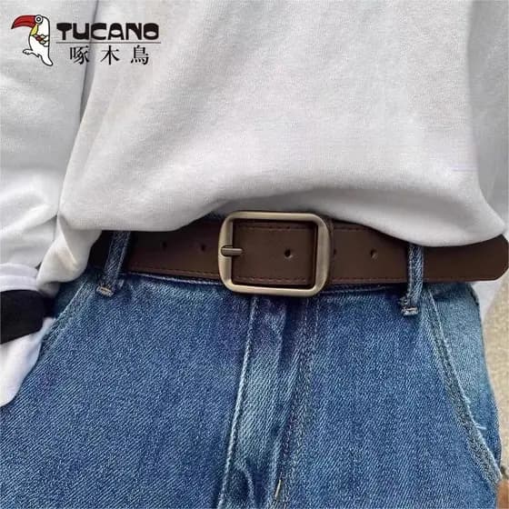 cinto de miçanga country masculino cinto country masculino cinto cowboy Woodpecker ins Retro cinto masculino feminino si