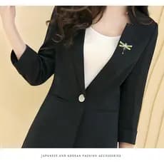 Moda All-Match asas exclusivas atividade pintada Corsage temperamento pino casaco Cardigan libélula broche feminino