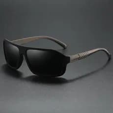 Óculos de sol polarizados para homens, armação grande, alumínio, magnésio, ciclismo ao ar livre, esportes, motorista, pe