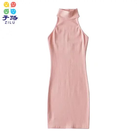 Vestido Curto Verão Vestido Mini Feminino Vestido Curto Casual Zilu produto na moda estilo europeu americano novo estilo