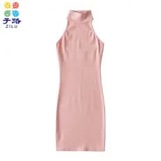 Vestido Curto Verão Vestido Mini Feminino Vestido Curto Casual Zilu produto na moda estilo europeu americano novo estilo