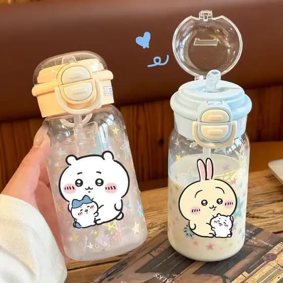 garrafa de agua infantil garrafa de agua infantil menino garrafa de água infantil Japonês usqi pequeno oito copo de plá