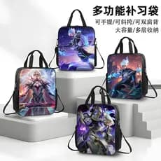 Bolsa de aulas particulares Honor of Kings para meninos, bolsa para trabalhos escolares de alunos do ensino fundamental,