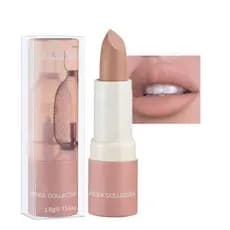 Batom Nude Matte AKARY, Tons Nude Ousados e Intensos, Batons em Tubo de Papel, Brilho Labial Suave e Aveludado, Batom de