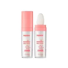 Pó Iluminador com Glitter para Maquiagem, Ilumina o Rosto e o Corpo, Blush Tridimensional Natural, Pó Iluminador para Ap