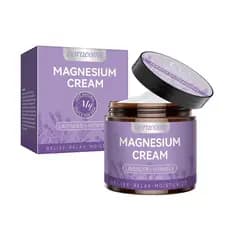 Creme Hidratante de Magnésio para Alívio Muscular, Suporte ao Sono e Alívio do Estresse, Fórmula de Rápida Absorção, Ami