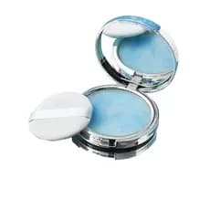 Pó Compacto Facial Grospe Oil Control, Pó Fixador de Maquiagem Facial Jelly Pressed, Não Oleoso, Cobertura Total, Acabam