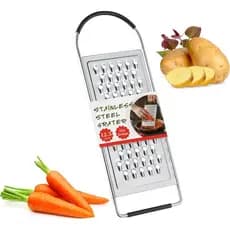 Ralador de Queijo Manual, Raladores de Aço Inoxidável HIA com Lâminas Planas e Grossas para Cozinha, Ralador de Alimento
