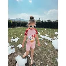 2024 novo estilo maiô infantil bonito princesa menina maiô bebê de uma peça 3 anos de idade moda menina maiô
