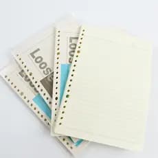 Chenguang recarga de folhas soltas A5 20 furos B5 destacável 26 furos Notebook clipe fixo papel página interna 80 página
