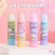Guangbo Sanrio Solid Glue Stick Unicorn Series Genuíno Autorizado Desenho Criativo Bonito Kuromi Canela Dog Melody Pacha