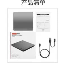 Lenovo Lenovo DVD Unidade Óptica Gravador de Gravação Externa USB TYPE-C Unidade Óptica Móvel de Interface Dupla36003425