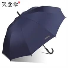 Paraíso guarda-chuva semiautomático guarda-chuva duplo Extra grande alça reta guarda-chuva alça longa guarda-chuva Fe