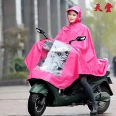 Paraíso único capa de chuva veículo elétrico bateria carro Poncho moda macio mais grande das mulheres dos homens adulto