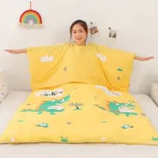 Saco de dormir para crianças adultas, capa de edredão única, estudante, pequeno, médio, pequeno, grande, bebê, feminino,