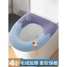 Assento sanitário inverno 2024 novo estilo assento de vaso sanitário outono inverno grosso assento de vaso sanitário dom