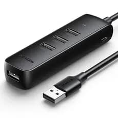 Green Link CM416 USB3.0 Extender HUB Conector de conversão typec para HUB divisor USB de quatro portas