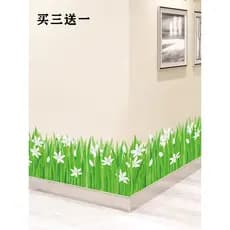Adesivos decorativos de canto para sala de estar, quarto, Layout de parede, rodapé, autoadesivo, jardim de infância, cor